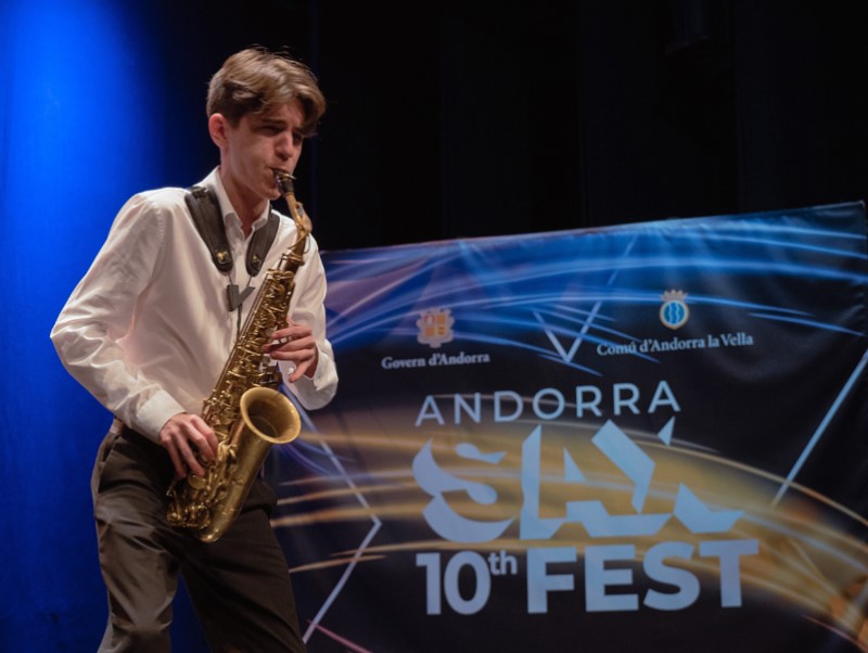 CONCERT BY THE WINNER OF ANDORRA<br>SAX FEST 2024